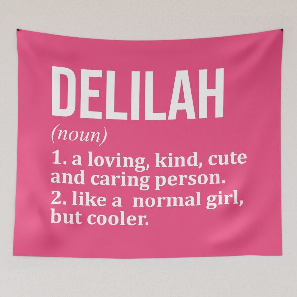 Item preview, Delilah Name Definition for Women designed and sold by XCIV.