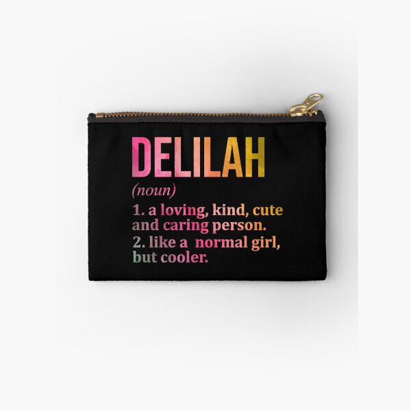 Item preview, Delilah Name Definition in Watercolor designed and sold by XCIV.