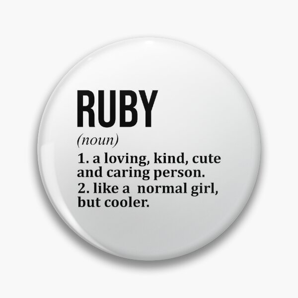 Item preview, Ruby Name Definition designed and sold by XCIV.