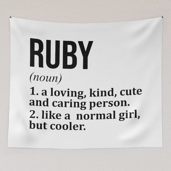 Item preview, Ruby Name Definition designed and sold by XCIV.