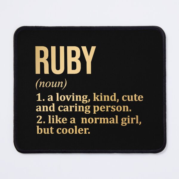 Item preview, Ruby Name Definition in Gold designed and sold by XCIV.