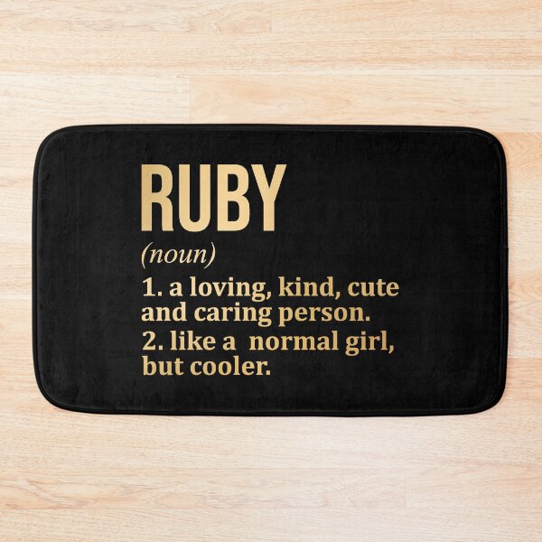 Item preview, Ruby Name Definition in Gold designed and sold by XCIV.