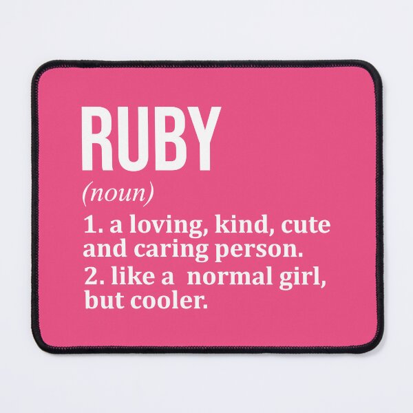 Item preview, Ruby Name Definition for Women designed and sold by XCIV.