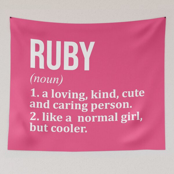 Item preview, Ruby Name Definition for Women designed and sold by XCIV.