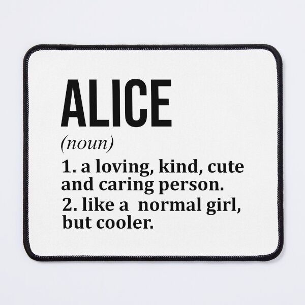 Item preview, Alice Name Definition designed and sold by XCIV.