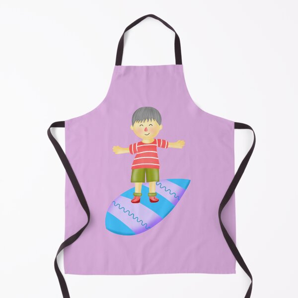 Item preview, Little boy playing surfboard designed and sold by Onanong2531.