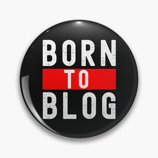 Item preview, Born to Blog Classic T-Shirt designed and sold by padeddesignart.