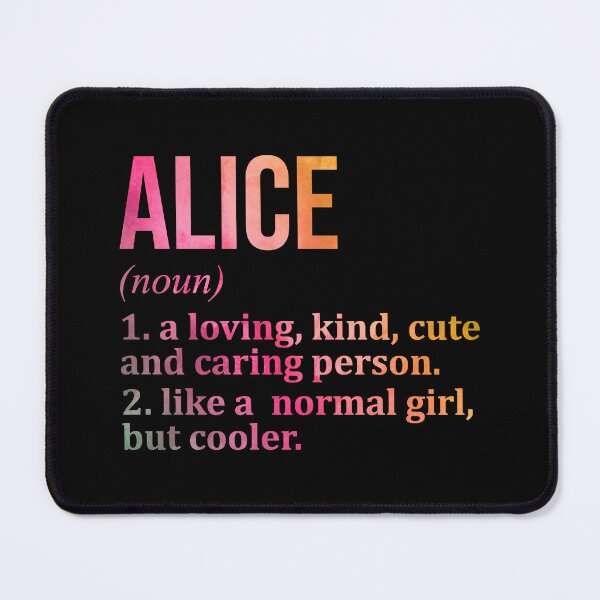 Item preview, Alice Name Definition in Watercolor designed and sold by XCIV.