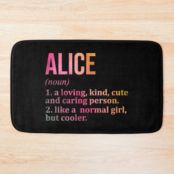 Item preview, Alice Name Definition in Watercolor designed and sold by XCIV.