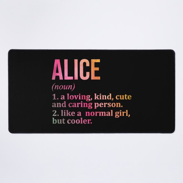 Item preview, Alice Name Definition in Watercolor designed and sold by XCIV.