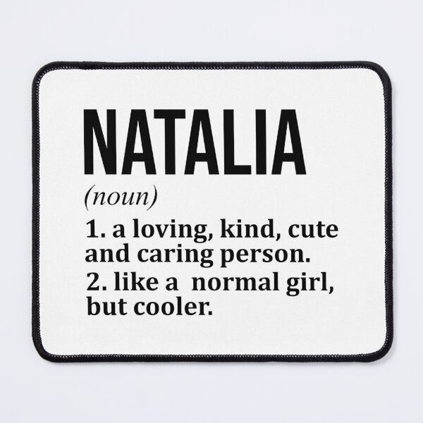 Item preview, Natalia Name Definition designed and sold by XCIV.