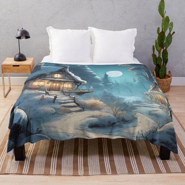 Item preview, Winter Cottage in the Woods Series 03 designed and sold by indarkestroom.