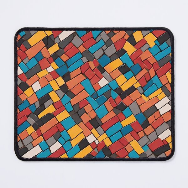 Item preview, Colorful brick wall Seamless patterns  designed and sold by RocketArtInd.