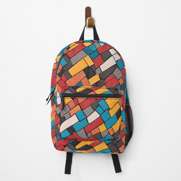 Item preview, Colorful brick wall Seamless patterns designed and sold by RocketArtInd.