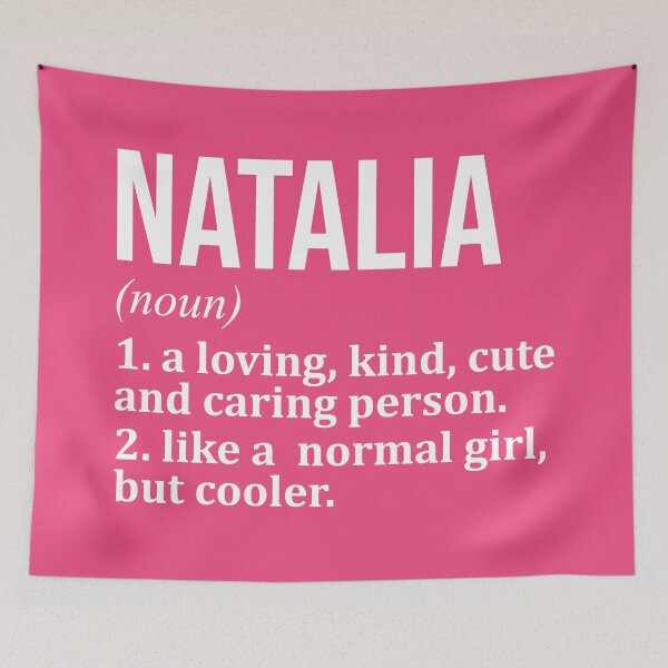 Item preview, Natalia Name Definition for Women designed and sold by XCIV.