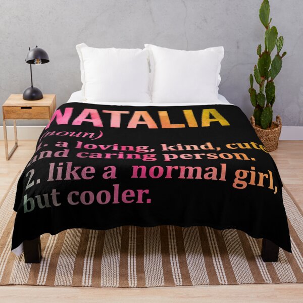 Item preview, Natalia Name Definition in Watercolor designed and sold by XCIV.