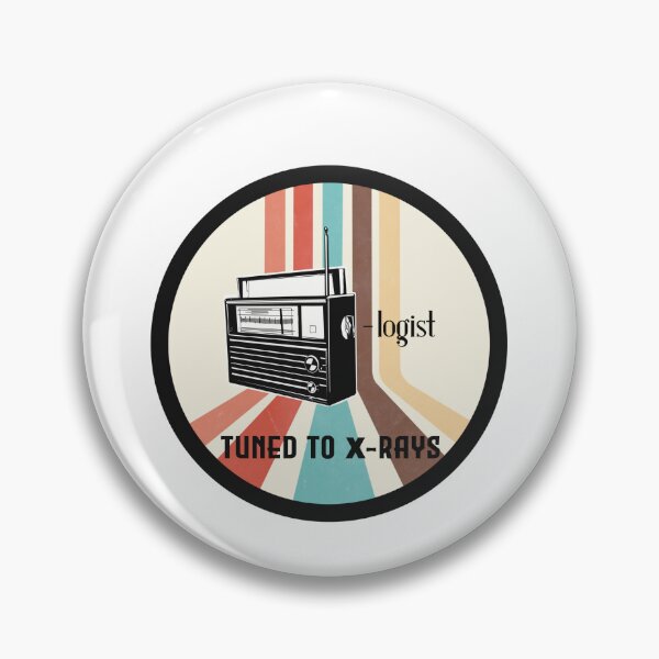 Item preview,  Radiologist tuned to X-rays 70s Retro Stripes designed and sold by Teedose.