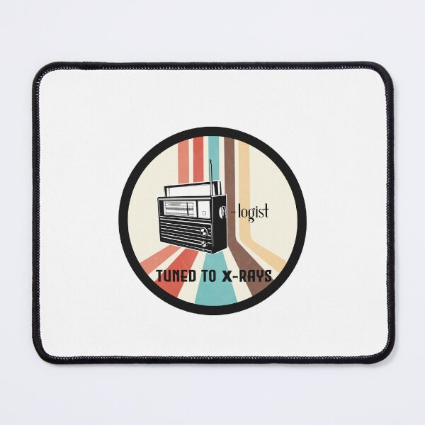 Item preview,  Radiologist tuned to X-rays 70s Retro Stripes designed and sold by Teedose.