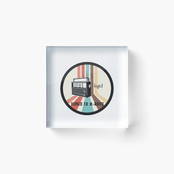 Item preview,  Radiologist tuned to X-rays 70s Retro Stripes designed and sold by Teedose.