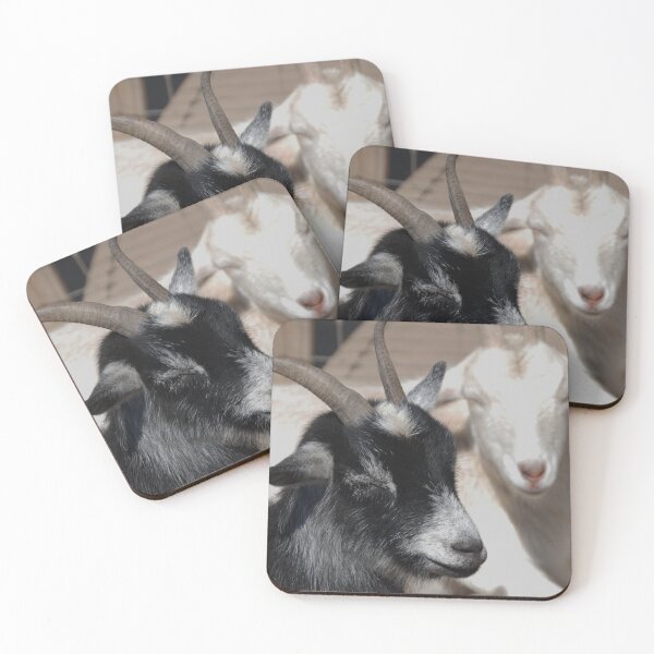 Item preview, Black goat - White goat designed and sold by animal-animal.
