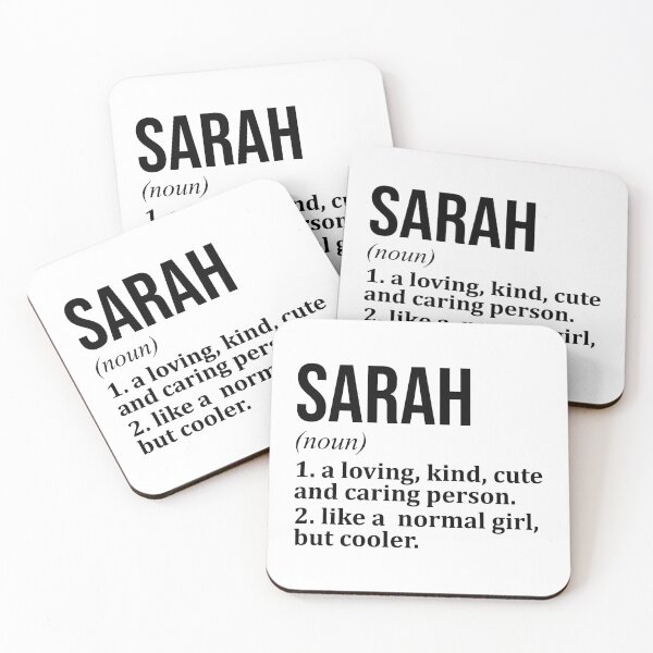 Item preview, Sarah Name Definition designed and sold by XCIV.