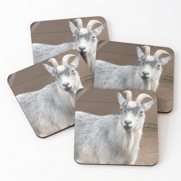 Item preview, White goat designed and sold by animal-animal.