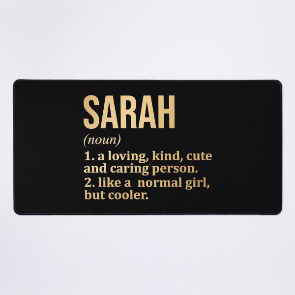 Item preview, Sarah Name Definition in Gold designed and sold by XCIV.