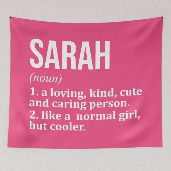 Item preview, Sarah Name Definition for Women designed and sold by XCIV.