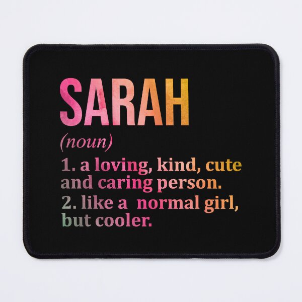 Item preview, Sarah Name Definition in Watercolor designed and sold by XCIV.