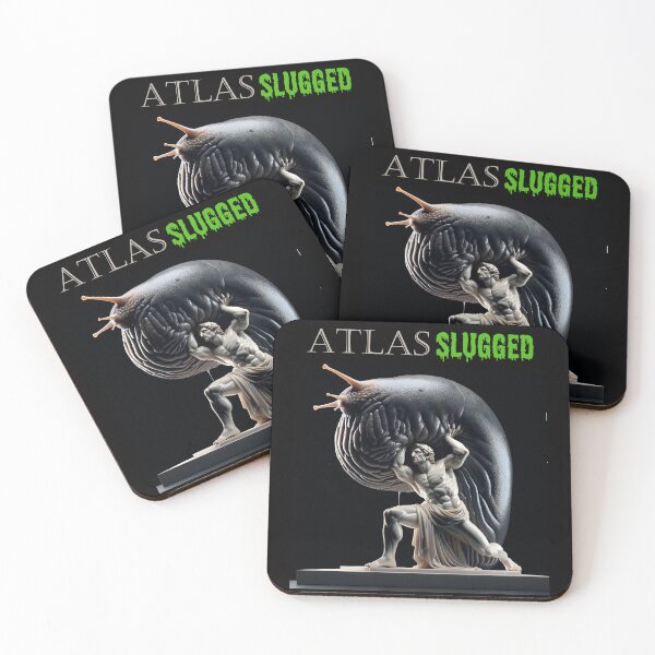 Item preview, Atlas Slugged 2 - Greek God Gets Slimed designed and sold by Matthew Kinnersly.