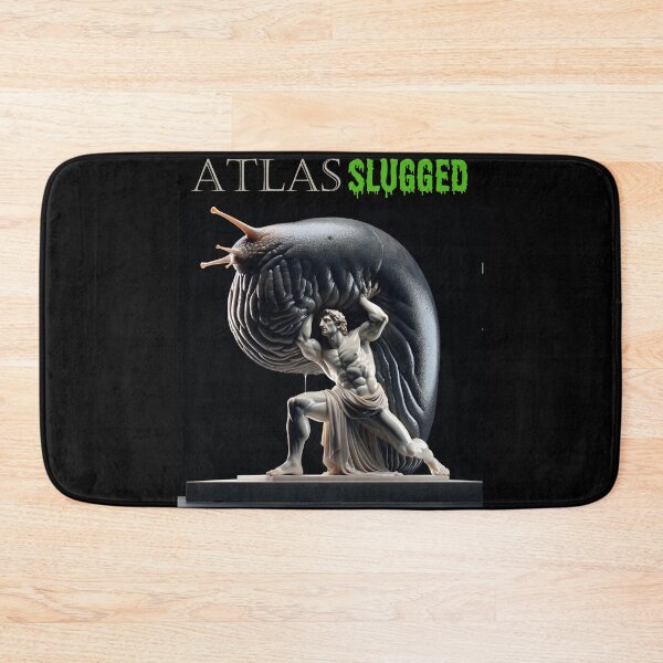 Item preview, Atlas Slugged 2 - Greek God Gets Slimed designed and sold by Matthew Kinnersly.