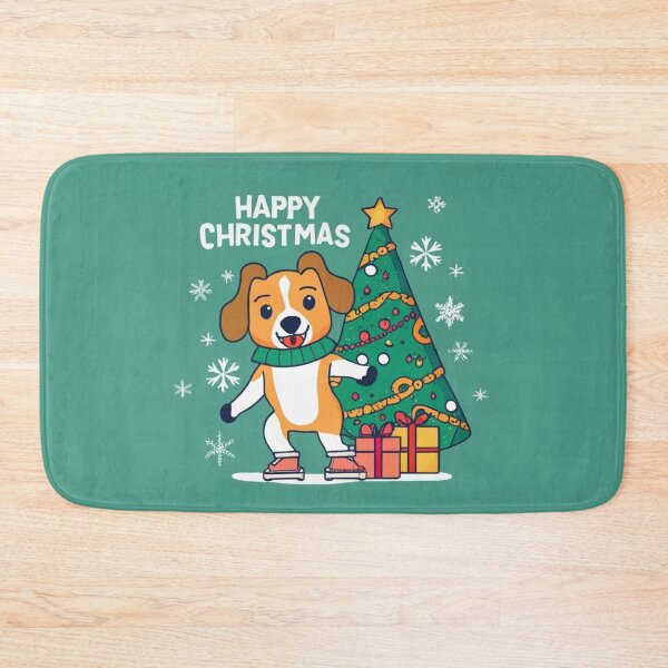 Item preview, Christmas dog ice skater christmas gifts christmas tree designed and sold by Meandmyshop.