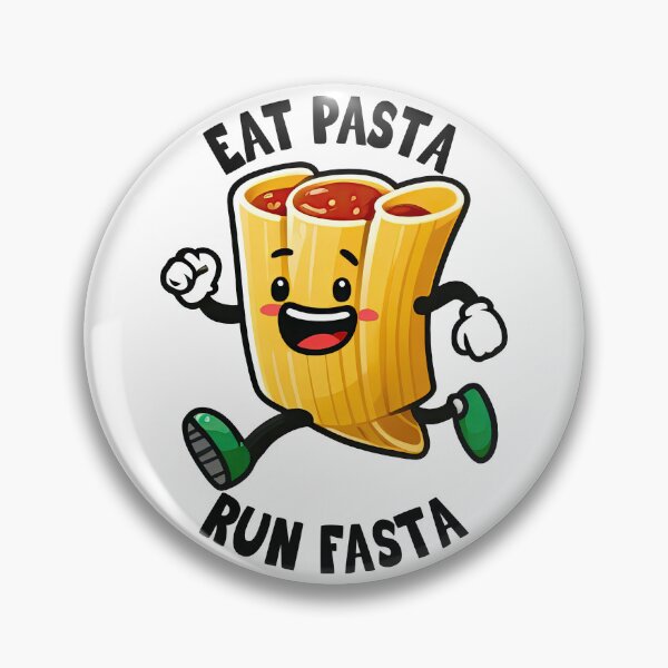 Item preview, Eat Pasta Run Faster, Eat Pasta Run Fasta, Funny Pasta designed and sold by Porcupine Tees ⭐⭐⭐⭐⭐.
