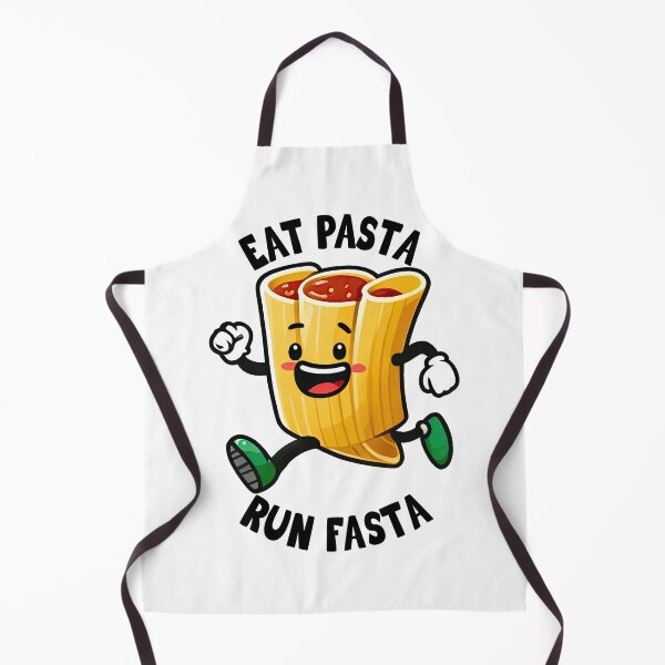 Item preview, Eat Pasta Run Faster, Eat Pasta Run Fasta, Funny Pasta designed and sold by Porcupine Tees ⭐⭐⭐⭐⭐.