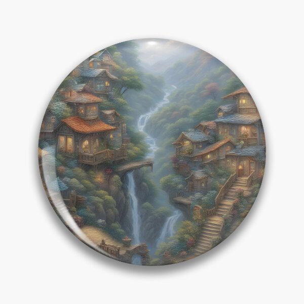 Item preview, Frantic village in the woods   designed and sold by Chantel Fourie.