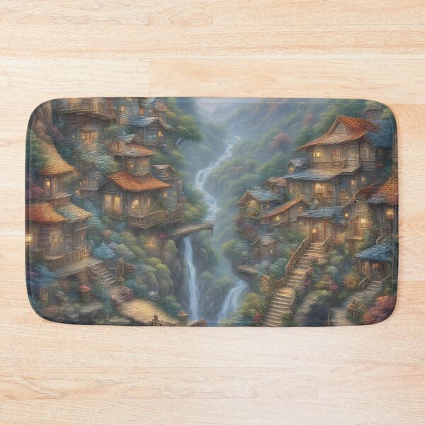 Item preview, Frantic village in the woods   designed and sold by Chantel Fourie.