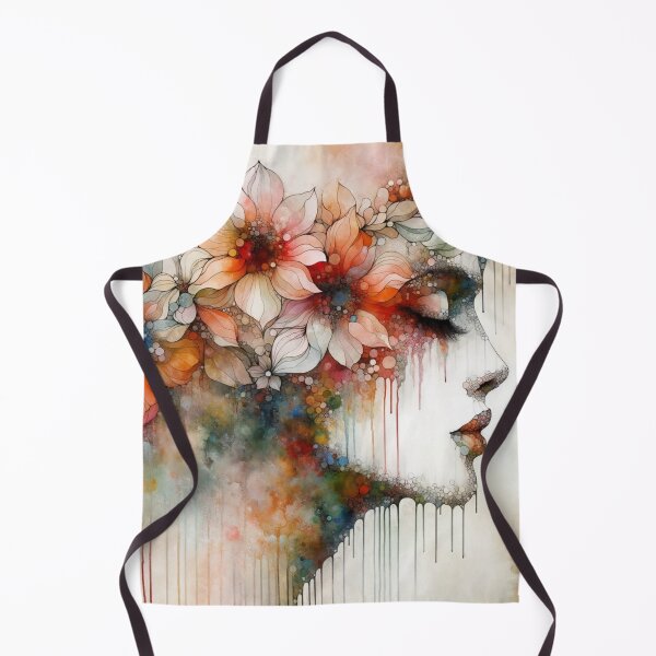 Item preview, Blossom in Profile: An Ethereal Floral Fantasy designed and sold by Find-Your-Art.
