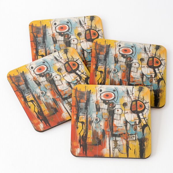 Item preview, abstract tribal painting 3 designed and sold by bfunky-visuals.