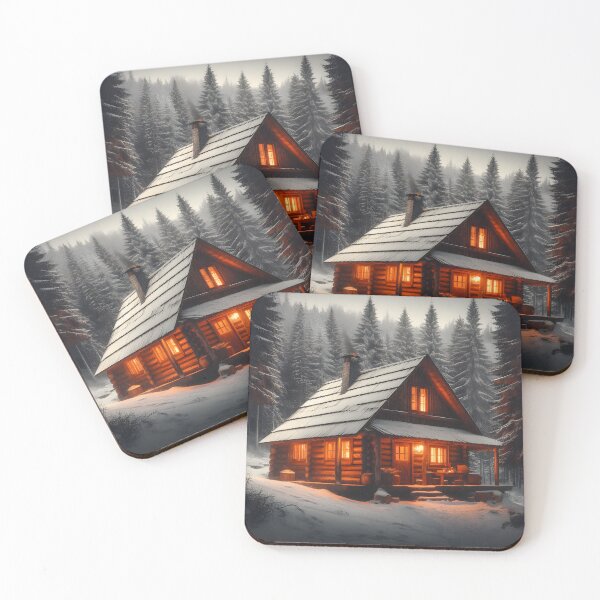 Item preview, Warm wooded cabin designed and sold by Seizanoko.