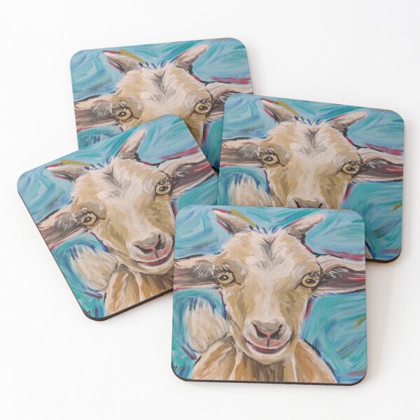Item preview, Goat Art, Buttercup the Goat designed and sold by leekellerart.