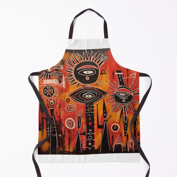 Item preview, abstract tribal painting 5 designed and sold by bfunky-visuals.