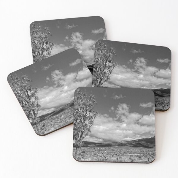 Item preview, Wild Beauty of New Zealand - Monochrome Landscape with Cabbage Tree designed and sold by InbalTurShalom.