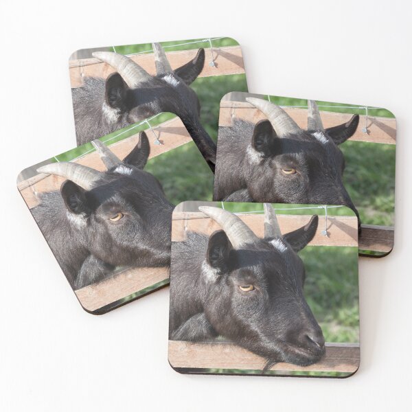Item preview, Black goat -  farm goat designed and sold by animal-animal.
