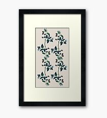 Winter Berry design Framed Print