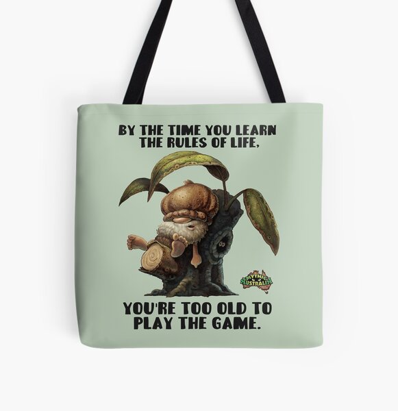 Relaxing Nutter - Too Old All Over Print Tote Bag