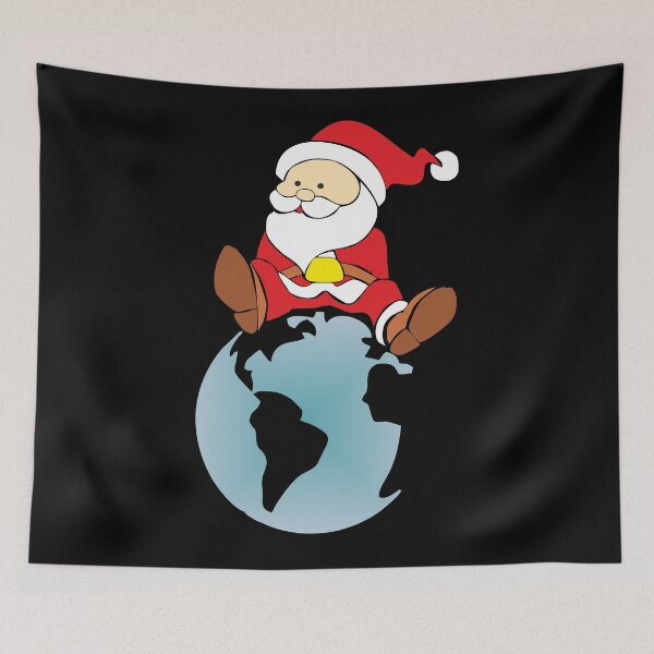 Item preview, Funny Santa claus on earth designed and sold by FlamingProjekt.