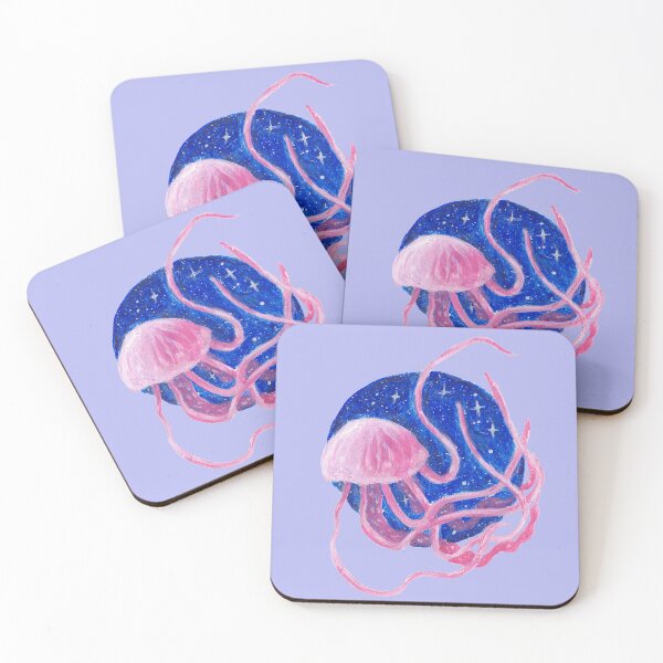 Item preview, Space Jellyfish Painting designed and sold by superraddd.