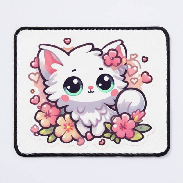Item preview, Flower Power Feline designed and sold by FuzyFriendHaven.