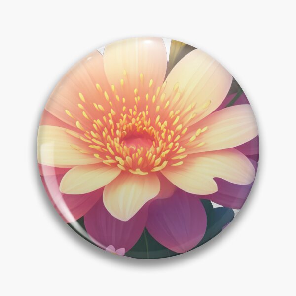 Item preview, Fantasy Flower Sticker: 3D Vector Art with Cinematic Detail (75) designed and sold by WASjourney.