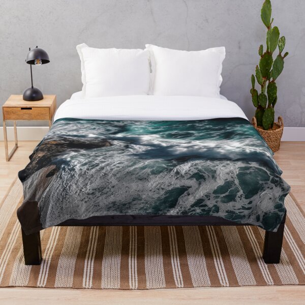 Item preview, Mar agitado olas blancas y rocas designed and sold by AndrewWorld.